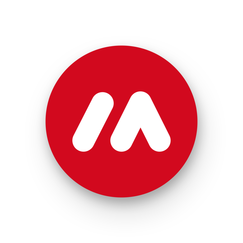 Das rot-weiße Icon der Österreichischen Medienakademie